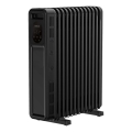 Sencor - Oliegevulde radiator met 13 ribben 1000/2500W/230V zwart + afstandsbediening