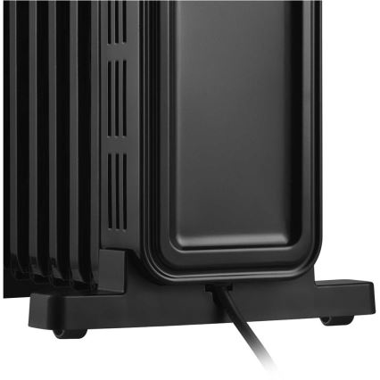 Sencor - Oliegevulde radiator met 7 ribben 600/900/1500W/230V zwart