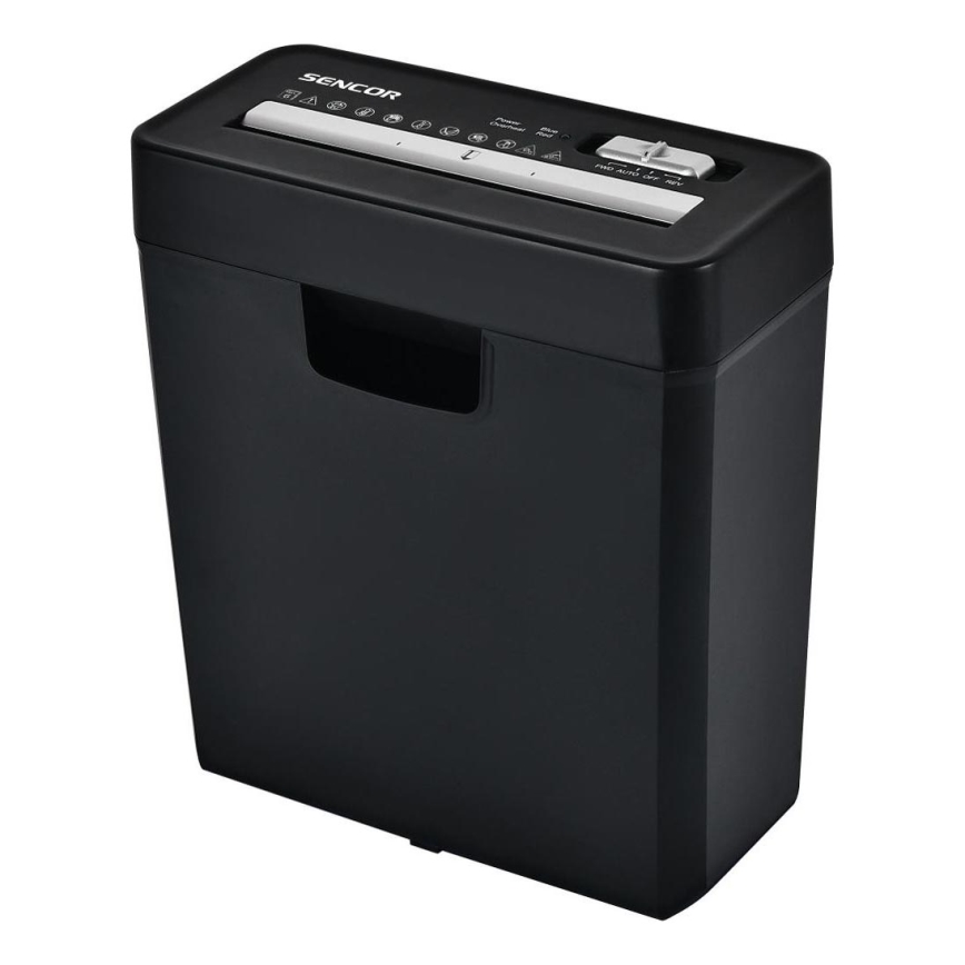 Sencor - Papierversnipperaar A4 volume 10 l 190W/230V zwart