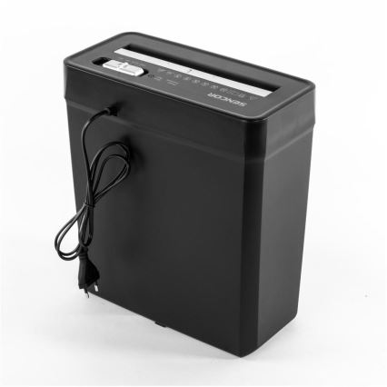 Sencor - Papierversnipperaar A4 volume 10 l 190W/230V zwart