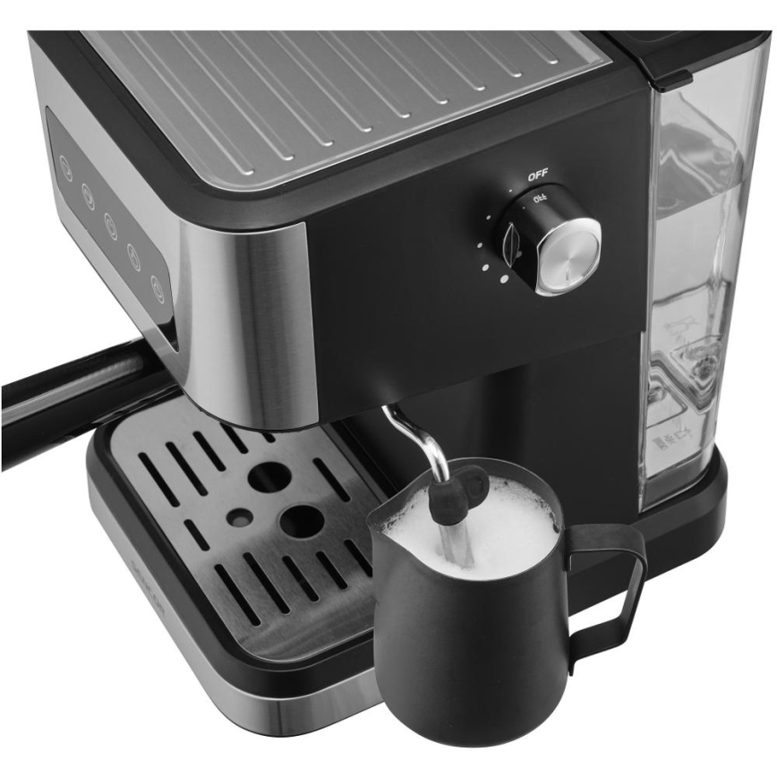 Sencor - Piston-espressomachine 1050 W/230 V zwart/mat chroom