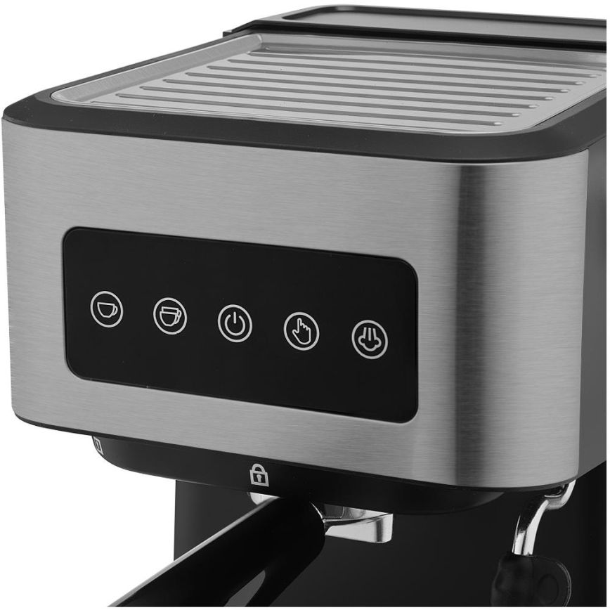 Sencor - Piston-espressomachine 1050 W/230 V zwart/mat chroom