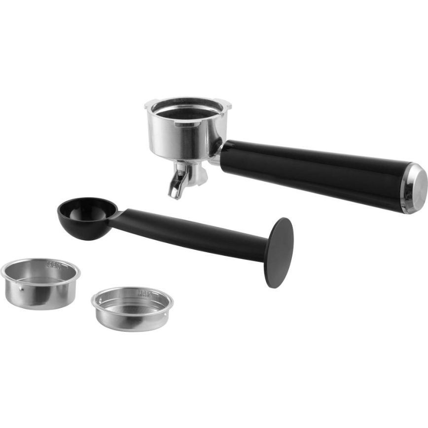 Sencor - Piston espressomachine 1350W/230V zwart/mat chroom