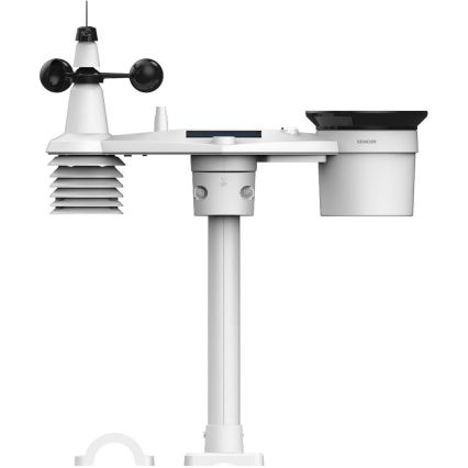 Sencor - Professioneel weerstation met kleurrijk LCD-scherm 5V 1xCR2032 + 3xAA + 2xAA Wi-Fi Tuya