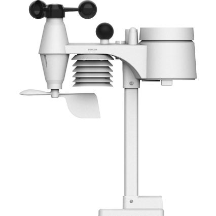 Sencor - Professioneel weerstation met kleurenscherm en wekker 5V/1xCR2032 + 3xAA