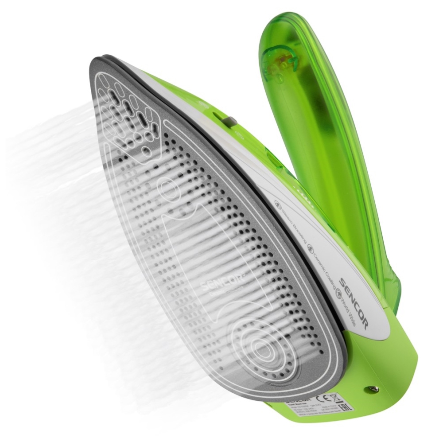 Sencor - Reis Strijkijzer 1100W/115V/230V groen