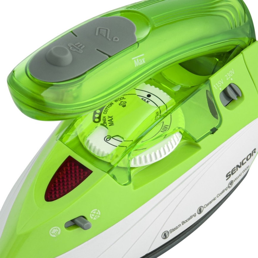 Sencor - Reis Strijkijzer 1100W/115V/230V groen