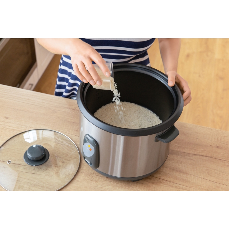 Sencor - Rijstkoker 1000W/230V 2,8 l RVS