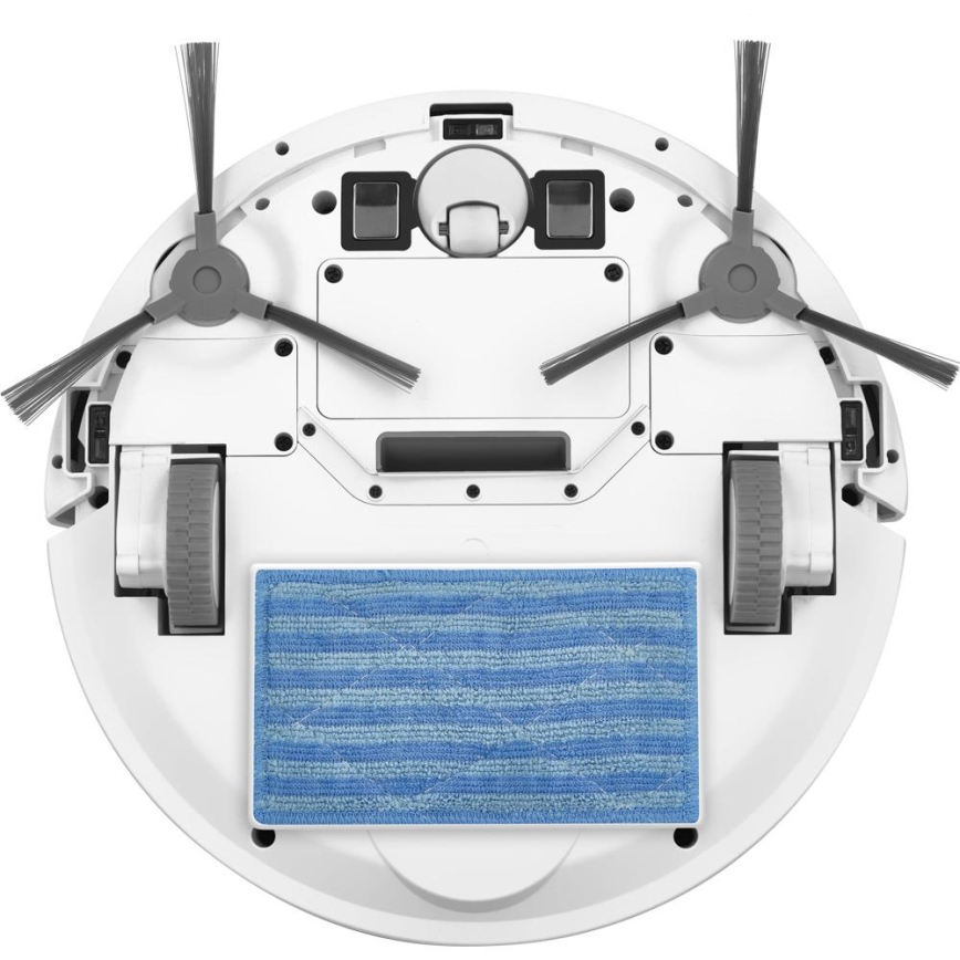 Sencor - Robotstofzuiger met een dweil 2in1 18W/1500 mAh wit + afstandsbediening