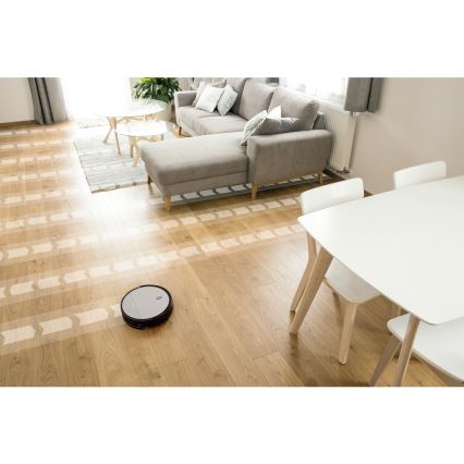 Sencor - Robotstofzuiger met mop 2in1 25W 2600 mAh zwart/zilver + remote control