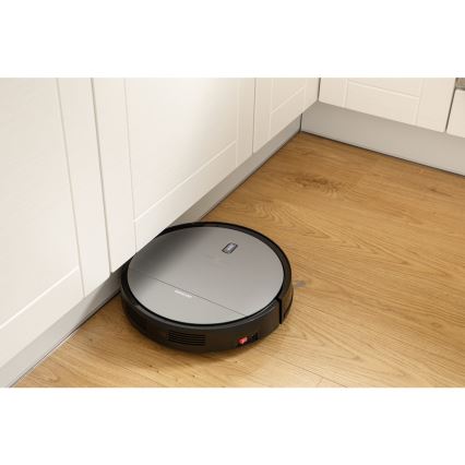 Sencor - Robotstofzuiger met mop 2in1 25W 2600 mAh zwart/zilver + remote control