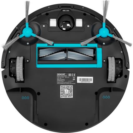 Sencor - Robotstofzuiger met mop 2in1 25W 2600 mAh zwart/zilver + remote control