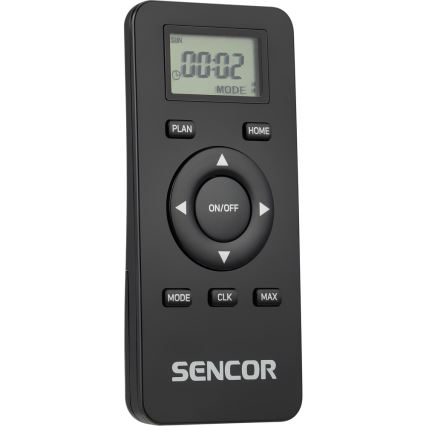 Sencor - Robotstofzuiger met mop 2in1 25W 2600 mAh zwart/zilver + remote control