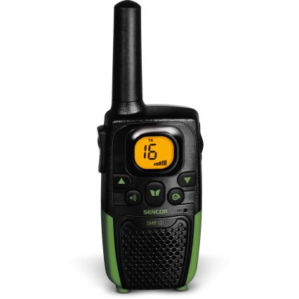 Sencor - SET 2x Walkietalkie 3xAAA bereik 7 km