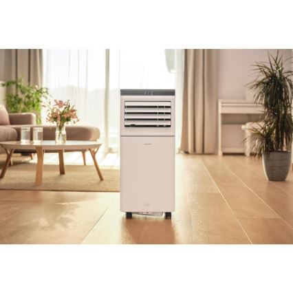 Sencor - Slimme mobiele airconditioner 3-in-1 inclusief compleet toebehoren 815 W/230 V 8000 BTU Wi-Fi wit + afstandsbediening
