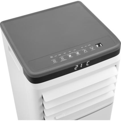Sencor - Slimme mobiele airconditioner 3-in-1 inclusief compleet toebehoren 815 W/230 V 8000 BTU Wi-Fi wit + afstandsbediening