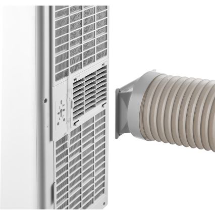 Sencor - Slimme mobiele airconditioner 3-in-1 inclusief compleet toebehoren 815 W/230 V 8000 BTU Wi-Fi wit + afstandsbediening