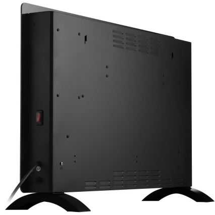 Sencor - Slimme elektrische directe kachel/convectorkachel 2000W/230V IP24 Wi-Fi zwart + afstandsbediening