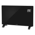 Sencor - Slimme elektrische directe kachel/convectorkachel 2000W/230V IP24 Wi-Fi zwart + afstandsbediening