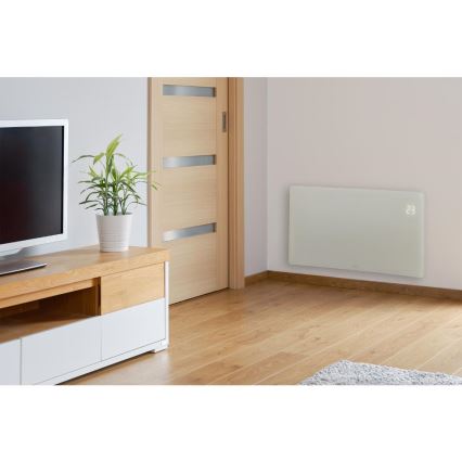 Sencor - Slimme elektrische kachel/convectorkachel 1200/2400W/230V IP24 Wi-Fi wit