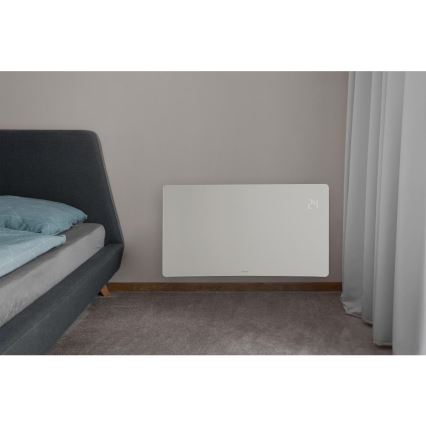 Sencor - Slimme elektrische kachel/convectorkachel 1200/2400W/230V IP24 Wi-Fi wit
