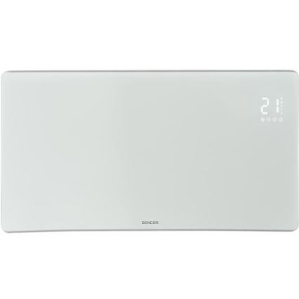Sencor - Slimme elektrische kachel/convectorkachel 1200/2400W/230V IP24 Wi-Fi wit