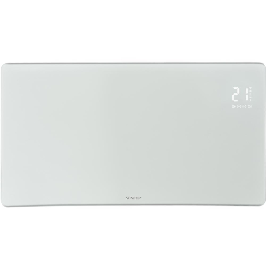 Sencor - Slimme elektrische kachel/convectorkachel 1200/2400W/230V IP24 Wi-Fi wit