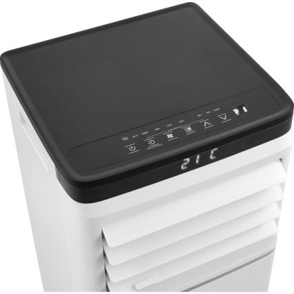 Sencor - Slimme mobiele airconditioner 3-in-1 inclusief complete accessoires 1020W/230V 10000 BTU Wi-Fi wit + afstandsbediening
