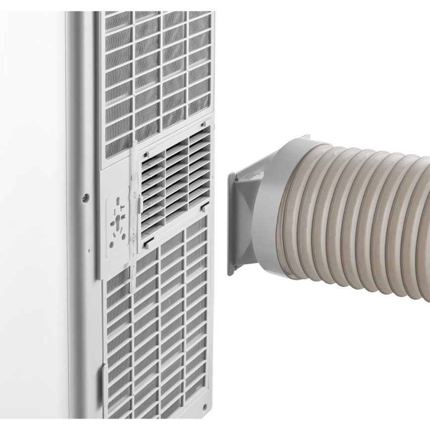 Sencor - Slimme mobiele airconditioner 3-in-1 inclusief complete accessoires 1020W/230V 10000 BTU Wi-Fi wit + afstandsbediening