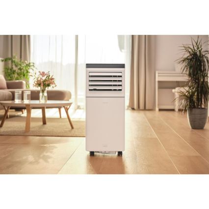 Sencor - Slimme mobiele airconditioner 3-in-1 inclusief compleet toebehoren 760W/230V 7000 BTU Wi-Fi wit + afstandsbediening