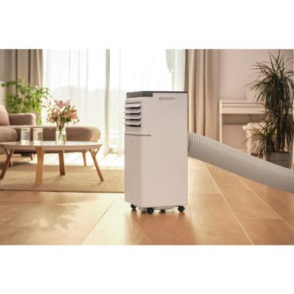 Sencor - Slimme mobiele airconditioner 3-in-1 inclusief compleet toebehoren 760W/230V 7000 BTU Wi-Fi wit + afstandsbediening