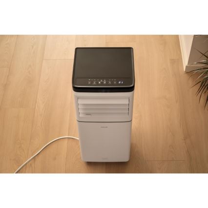 Sencor - Slimme mobiele airconditioner 3-in-1 inclusief compleet toebehoren 760W/230V 7000 BTU Wi-Fi wit + afstandsbediening