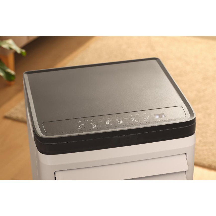 Sencor - Slimme mobiele airconditioner 3-in-1 inclusief compleet toebehoren 760W/230V 7000 BTU Wi-Fi wit + afstandsbediening