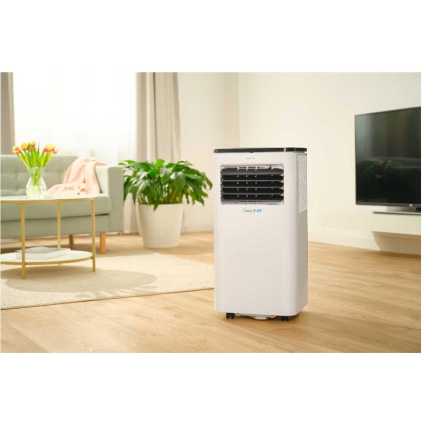 Sencor - Slimme mobiele airco 3in1 inclusief complete accessoires 1050W/230V 10000 BTU Wi-Fi + afstandsbediening