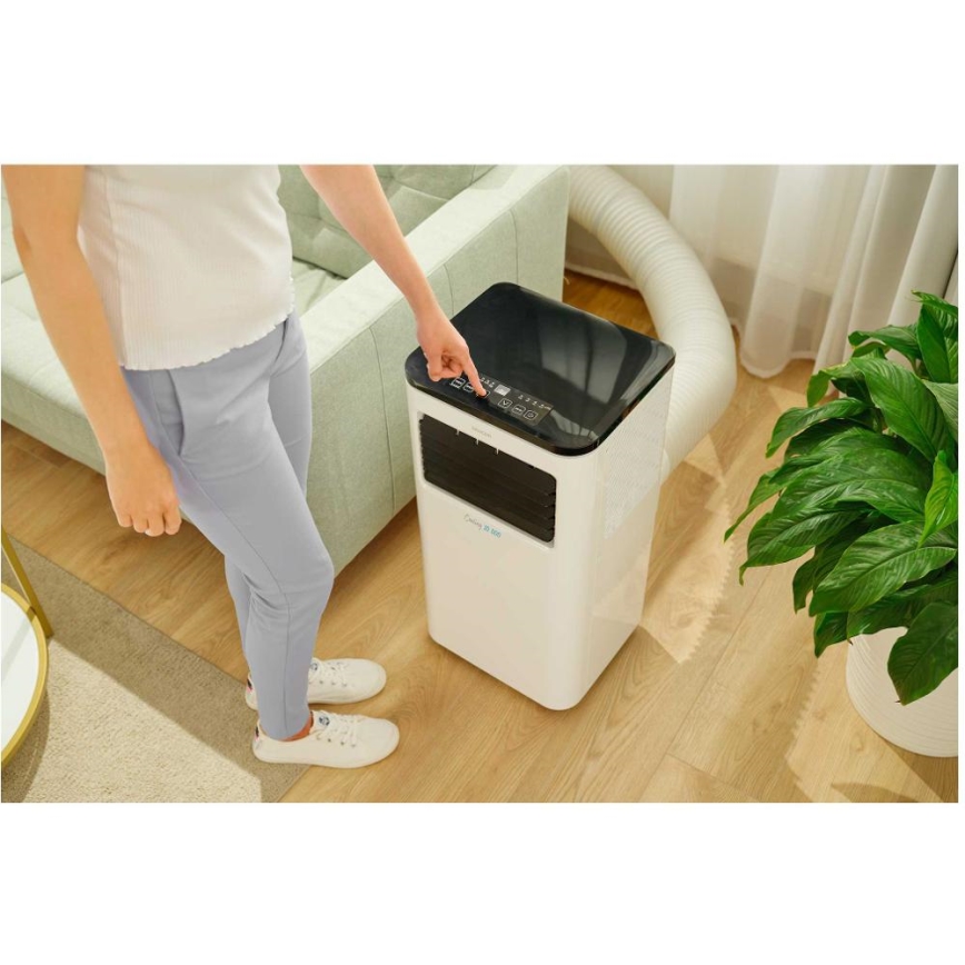Sencor - Slimme mobiele airco 3in1 inclusief complete accessoires 1050W/230V 10000 BTU Wi-Fi + afstandsbediening