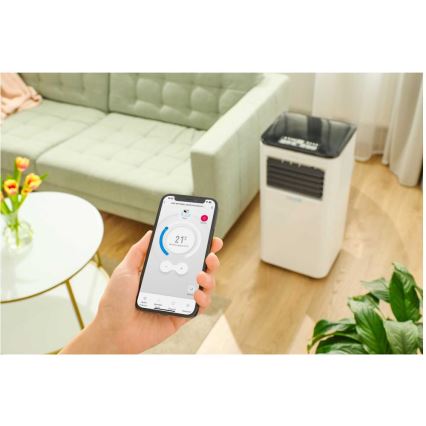Sencor - Slimme mobiele airco 3in1 inclusief complete accessoires 1050W/230V 10000 BTU Wi-Fi + afstandsbediening