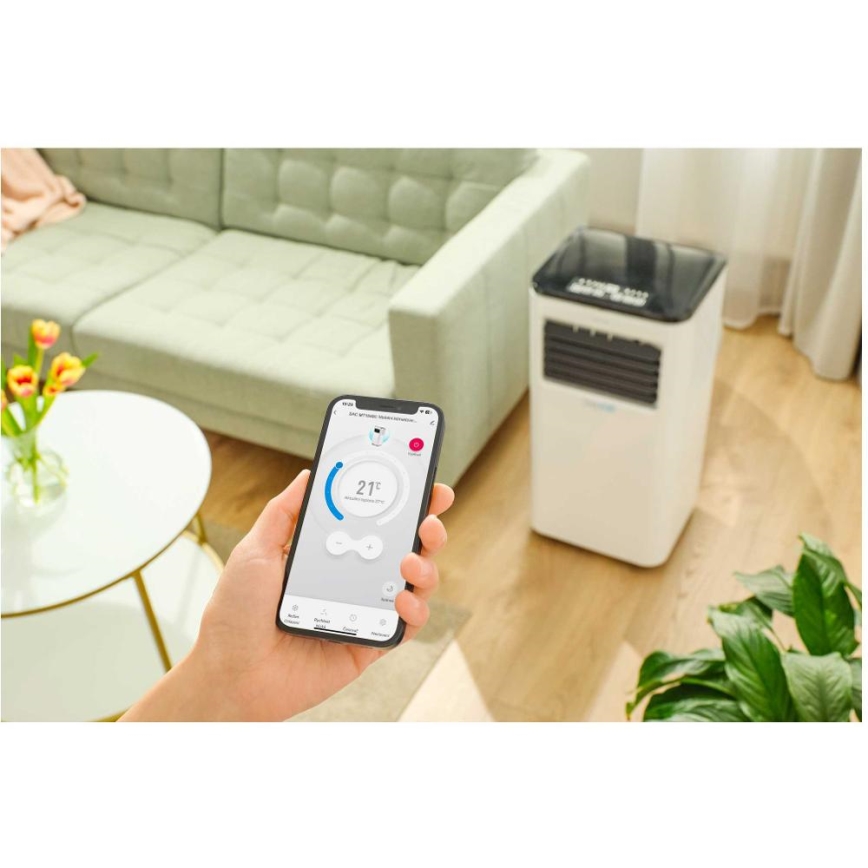 Sencor - Slimme mobiele airco 3in1 inclusief complete accessoires 1050W/230V 10000 BTU Wi-Fi + afstandsbediening