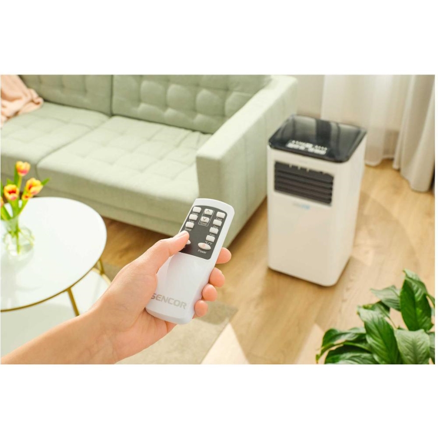 Sencor - Slimme mobiele airco 3in1 inclusief complete accessoires 1050W/230V 10000 BTU Wi-Fi + afstandsbediening