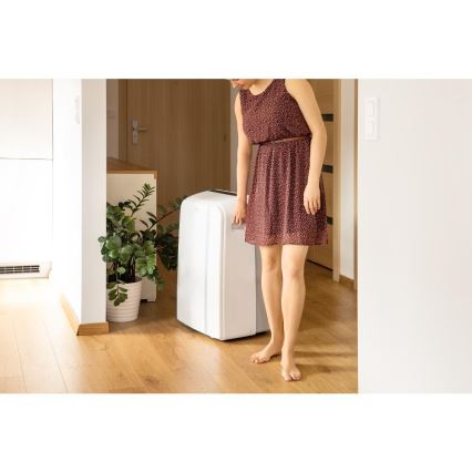 Sencor - Slimme mobiele airco 3in1 inclusief complete accessoires 1450W/230V 12000 BTU Wi-Fi wit + afstandsbediening