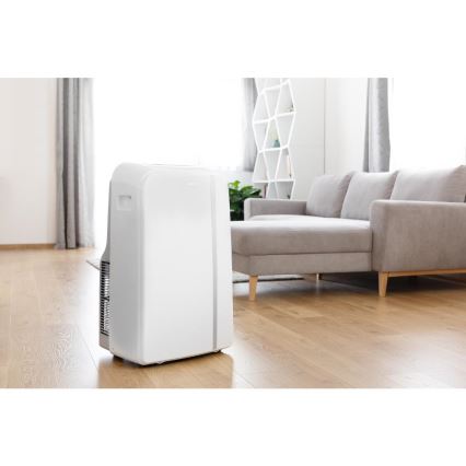 Sencor - Slimme mobiele airco 3in1 inclusief complete accessoires 1450W/230V 12000 BTU Wi-Fi wit + afstandsbediening