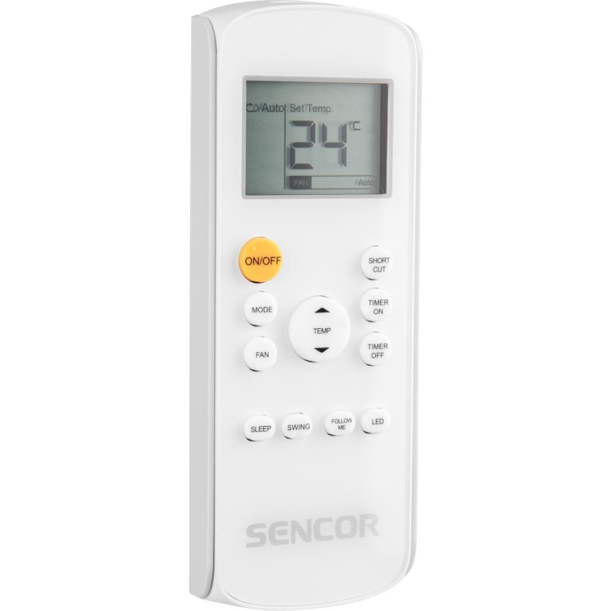 Sencor - Slimme mobiele airco 3in1 inclusief complete accessoires 1450W/230V 12000 BTU Wi-Fi wit + afstandsbediening