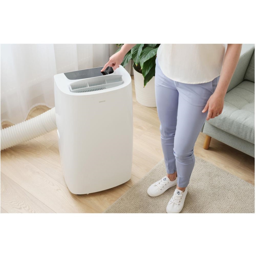 Sencor - Slimme mobiele airco 3in1 inclusief complete accessoires 1700W/230V 16000 BTU Wi-Fi + afstandsbediening