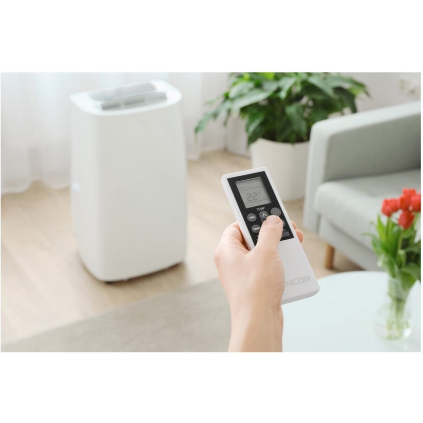 Sencor - Slimme mobiele airco 3in1 inclusief complete accessoires 1700W/230V 16000 BTU Wi-Fi + afstandsbediening