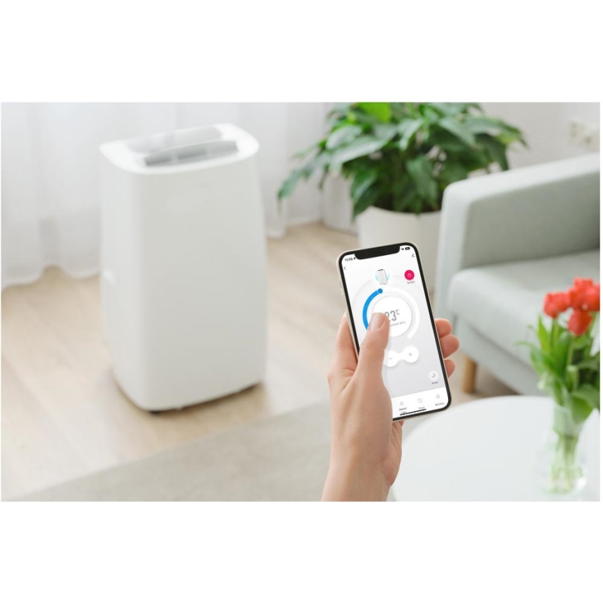 Sencor - Slimme mobiele airco 3in1 inclusief complete accessoires 1700W/230V 16000 BTU Wi-Fi + afstandsbediening