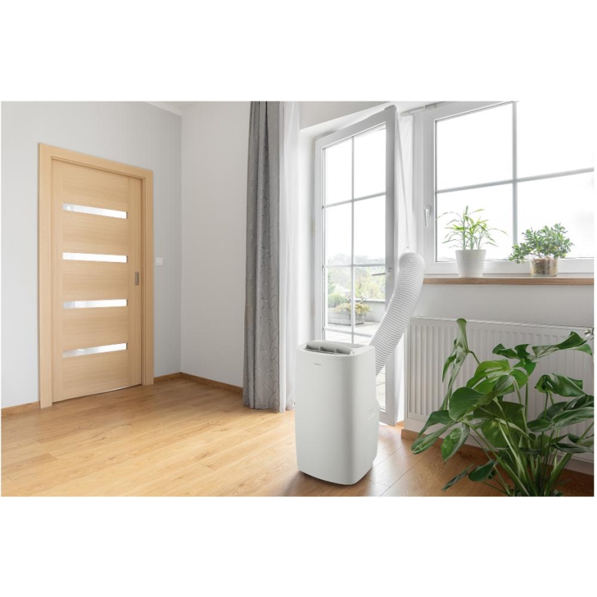 Sencor - Slimme mobiele airco 3in1 inclusief complete accessoires 1700W/230V 16000 BTU Wi-Fi + afstandsbediening