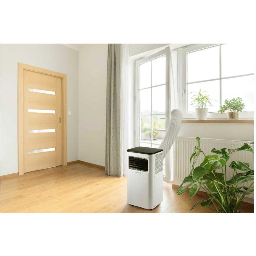 Sencor - Slimme mobiele airco 3in1 inclusief complete accessoires 805W/230V 8000 BTU Wi-Fi + afstandsbediening