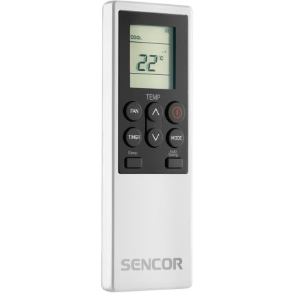 Sencor - Slimme mobiele airconditioner 4-in-1, inclusief complete accessoires, 1700W/230V 12000 BTU Wi-Fi wit + afstandsbediening