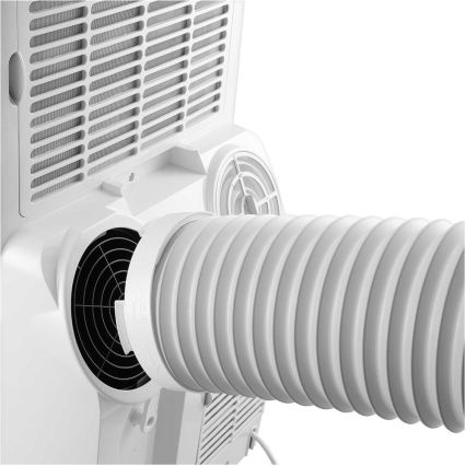 Sencor - Slimme mobiele airconditioner 4-in-1 inclusief complete accessoires 1750W/230V 18000 BTU Wi-Fi wit + afstandsbediening