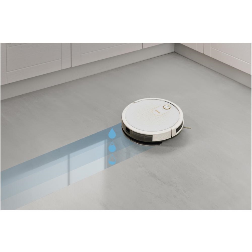 Sencor - Slimme robotstofzuiger met een dweil 2in1 28W/2600 mAh Wi-Fi wit + afstandsbediening
