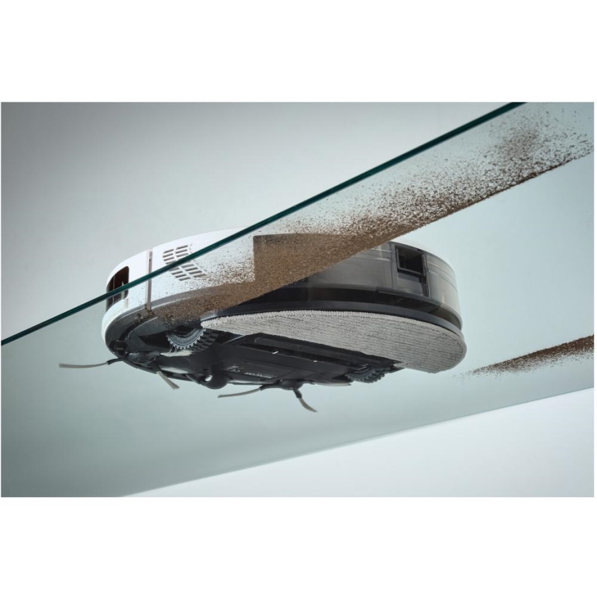 Sencor - Slimme robotstofzuiger met een dweil 2in1 28W/2600 mAh Wi-Fi wit + afstandsbediening
